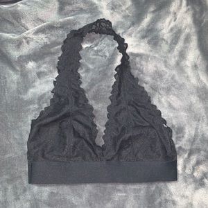 PINK Lace Halter Bralette